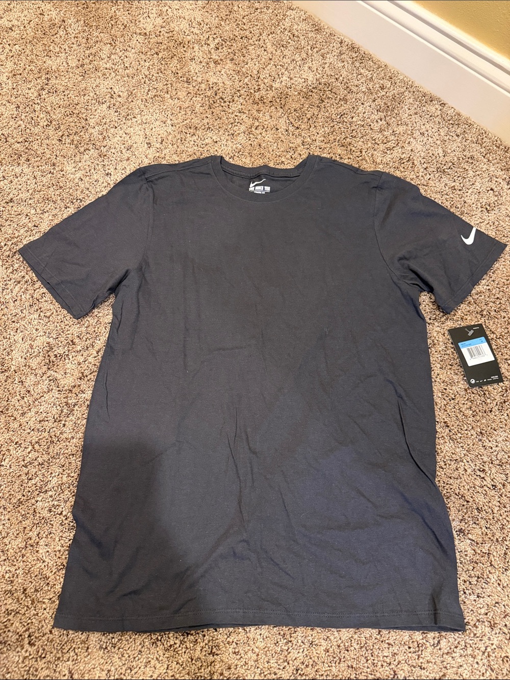 Nike Black Short-Sleeve Crew Tee